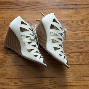 Women’s wedge lace up sandals